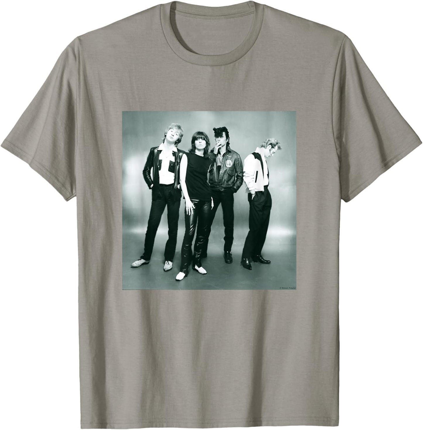 The Pretenders Band Studio Shoot By Simon Fowler T-Shirt - T-Shirt | Sand