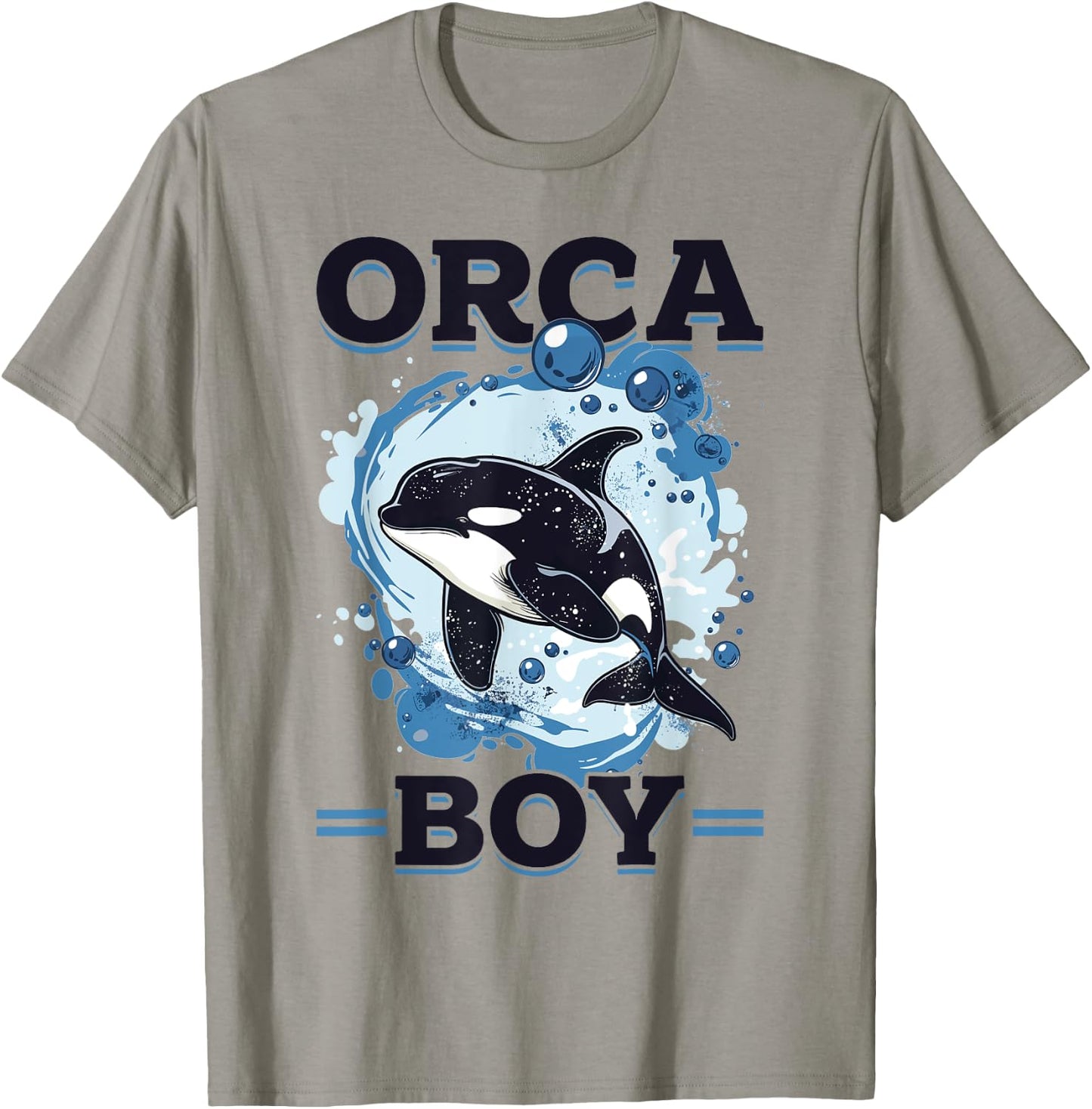 Funny Orca Animal Orca Boy T-Shirt - T-Shirt | Sand