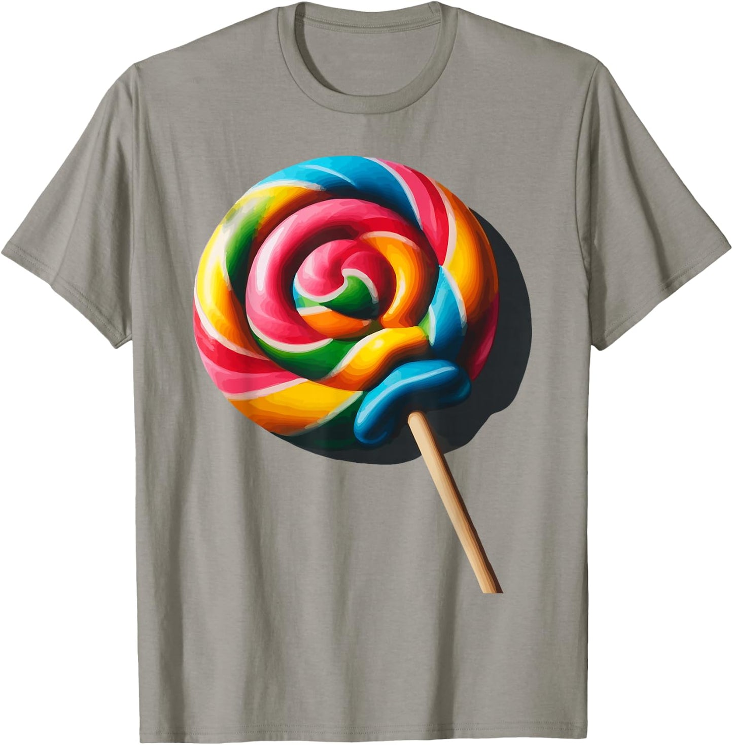 Lollipop Design Men Kids Lollipop Candy Lover T-Shirt - T-Shirt | Sand