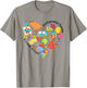 Women Retro Developmental Therapist DT Graduation DDT T-Shirt - T-Shirt | Sand