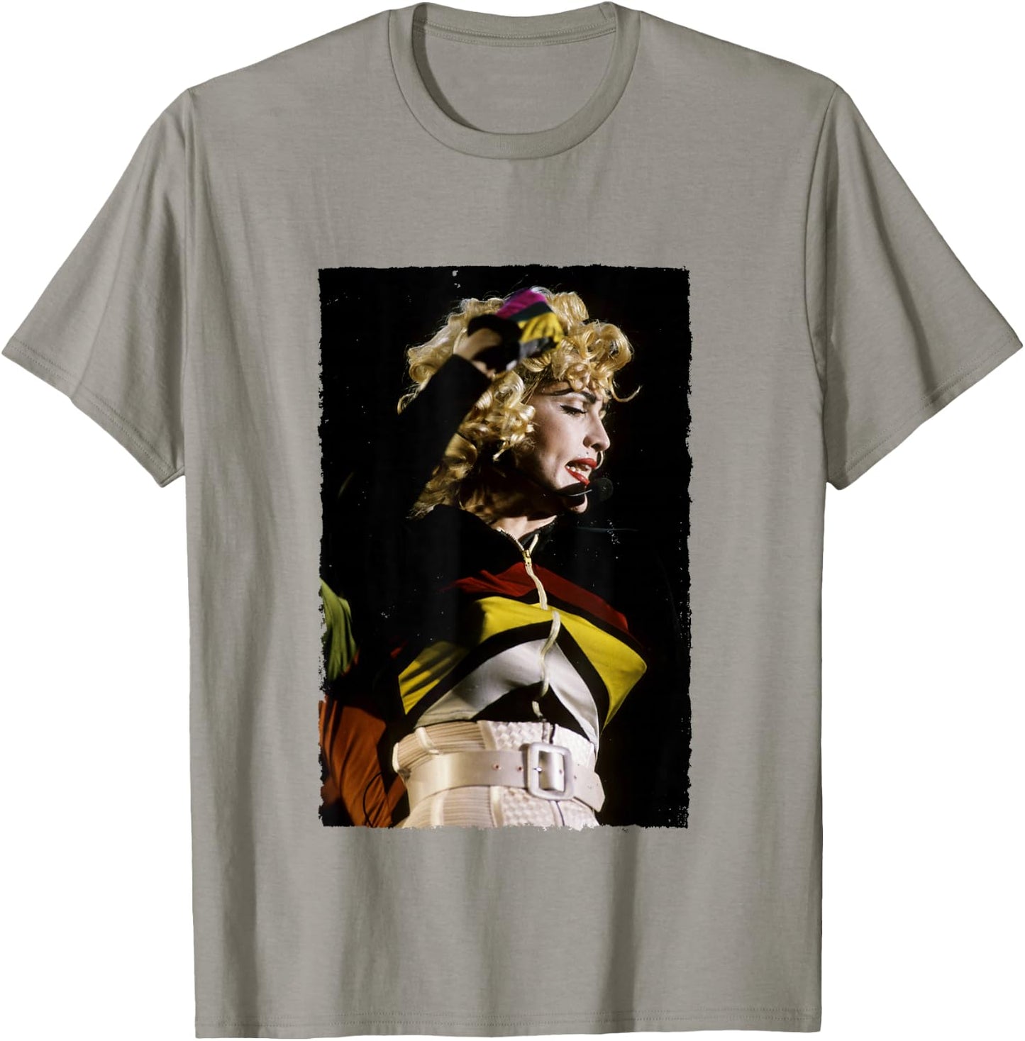 Madonna Blonde Ambition Tour Wembley By Stephen Wright T-Shirt - T-Shirt | Sand