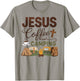 Jesus Coffee And Camping T-Shirt - T-Shirt | Sand