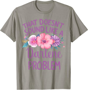 DARLENE Personalized Cute Flower Girls DARLENE Name T-Shirt - T-Shirt | Sand