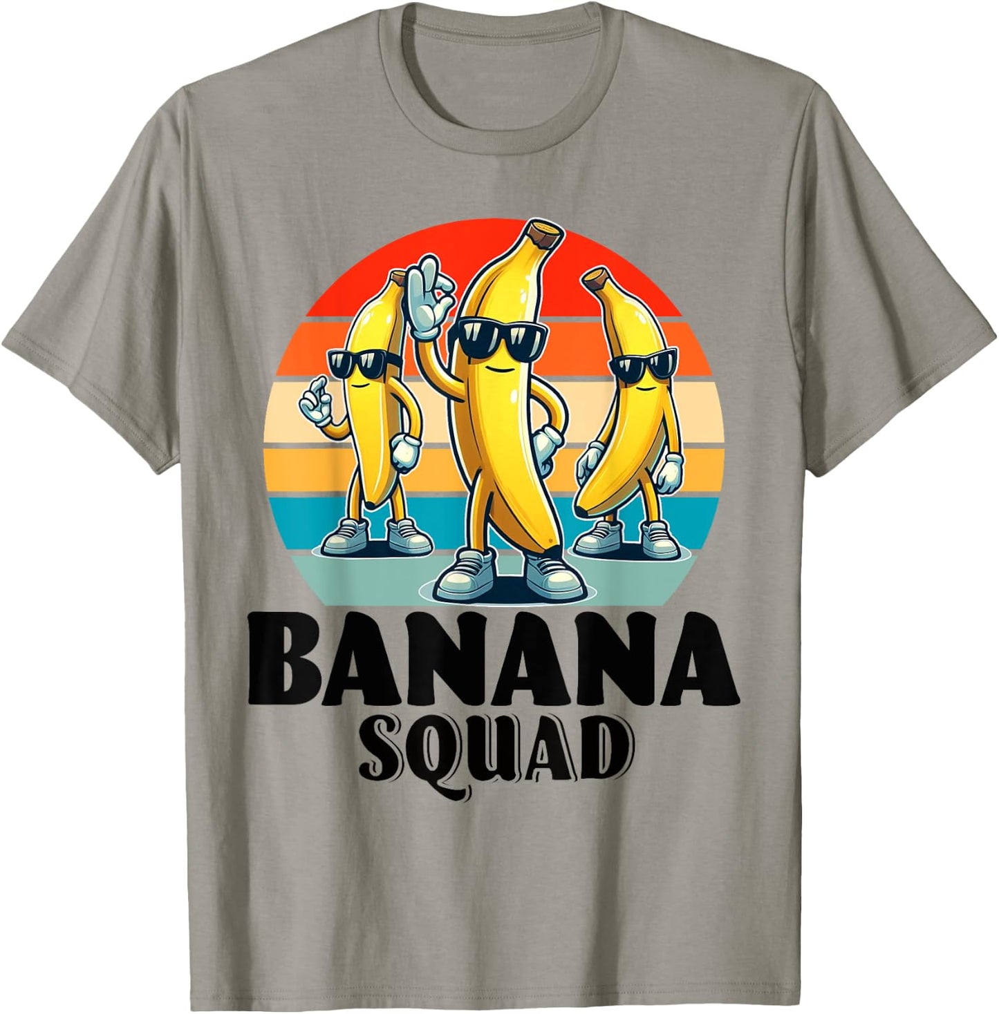 Bananas Shirt Men Women Cute Banana Gifts Funny Banana Squad T-Shirt - T-Shirt | Sand