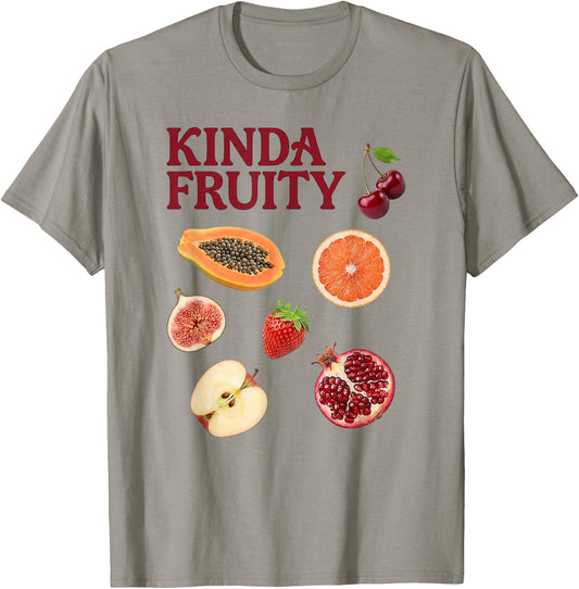 Kinda Fruity Funny LGBTQ Pride Month Love is Love Fruit Meme T-Shirt - T-Shirt | Sand