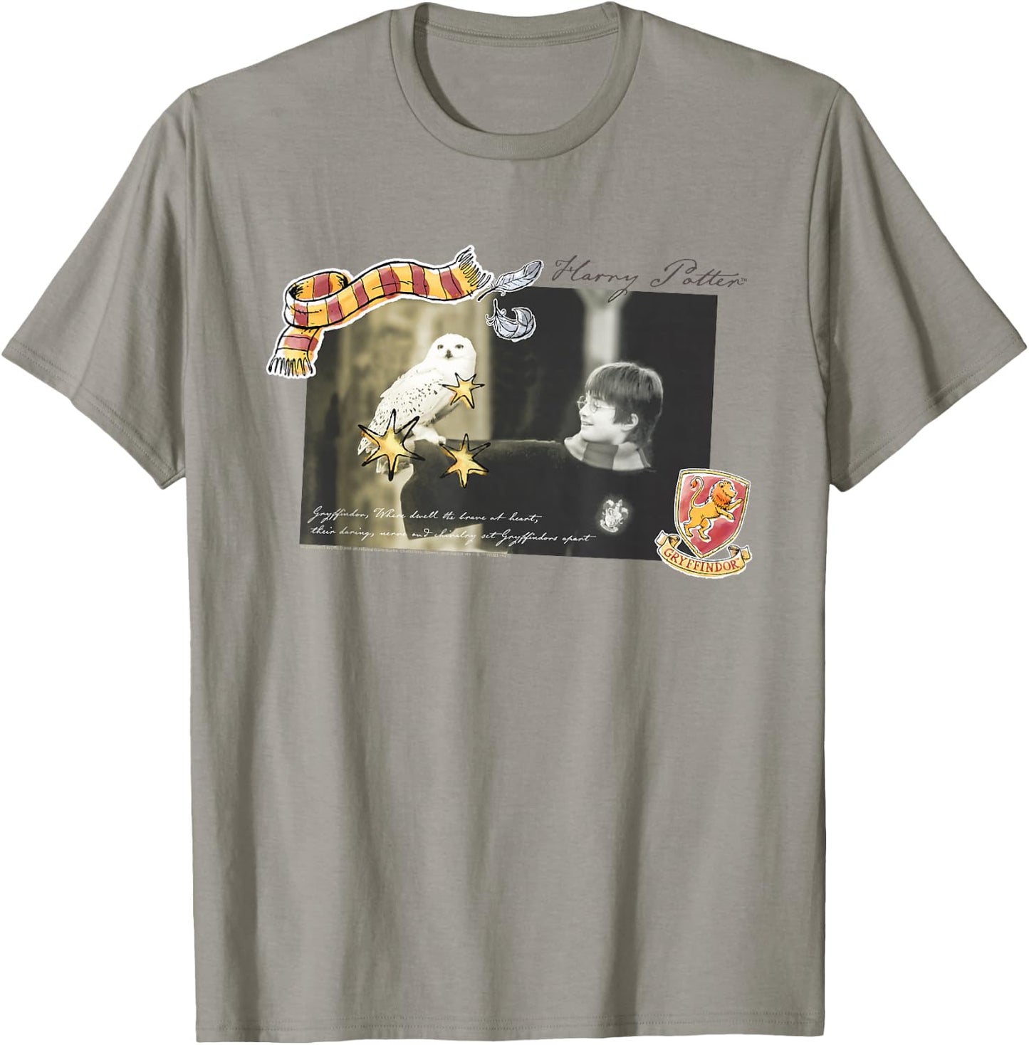 Harry Potter with Hedwig Movie Still T-Shirt - T-Shirt | Sand