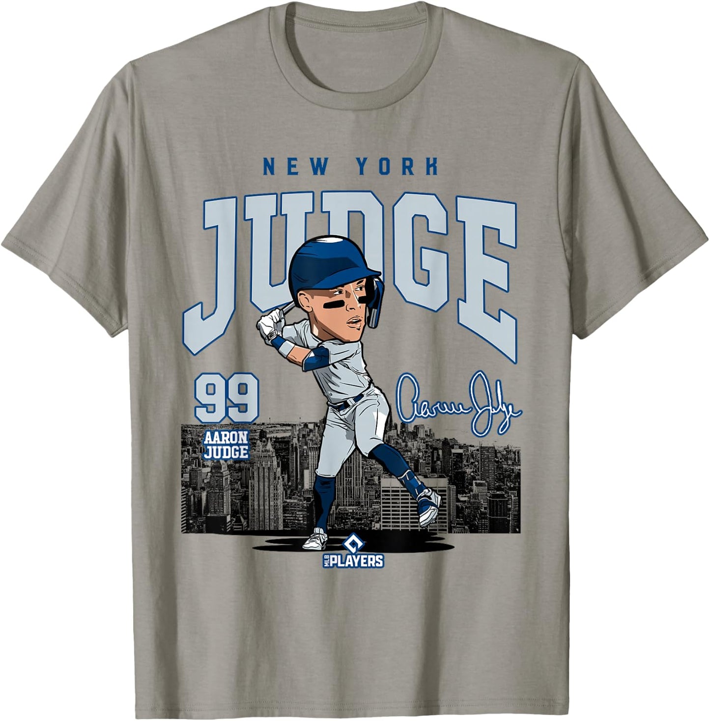 Aaron Judge | New York Baseball MLB Players | MLBJUD3005W T-Shirt - T-Shirt | Sand