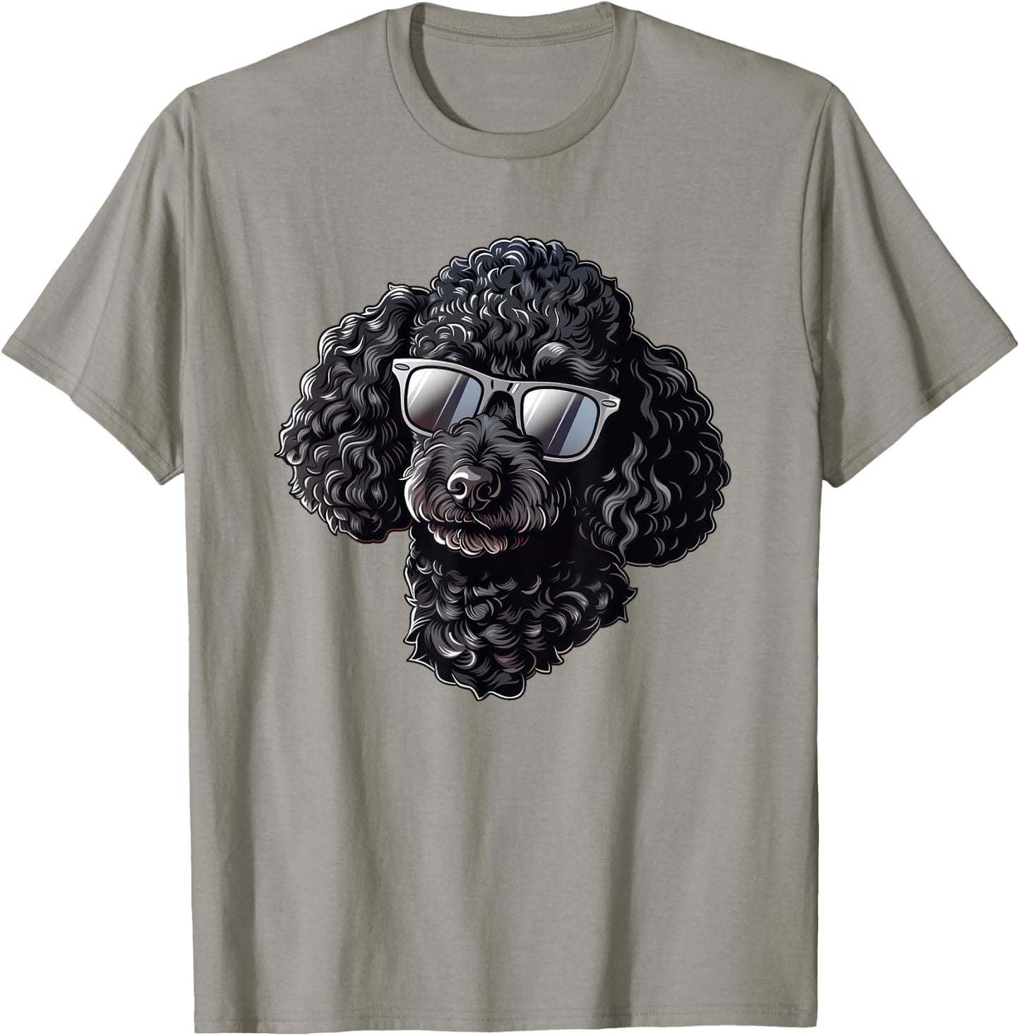 Poodle Dog Sunglasses Women Girls Kids T-Shirt - T-Shirt | Sand