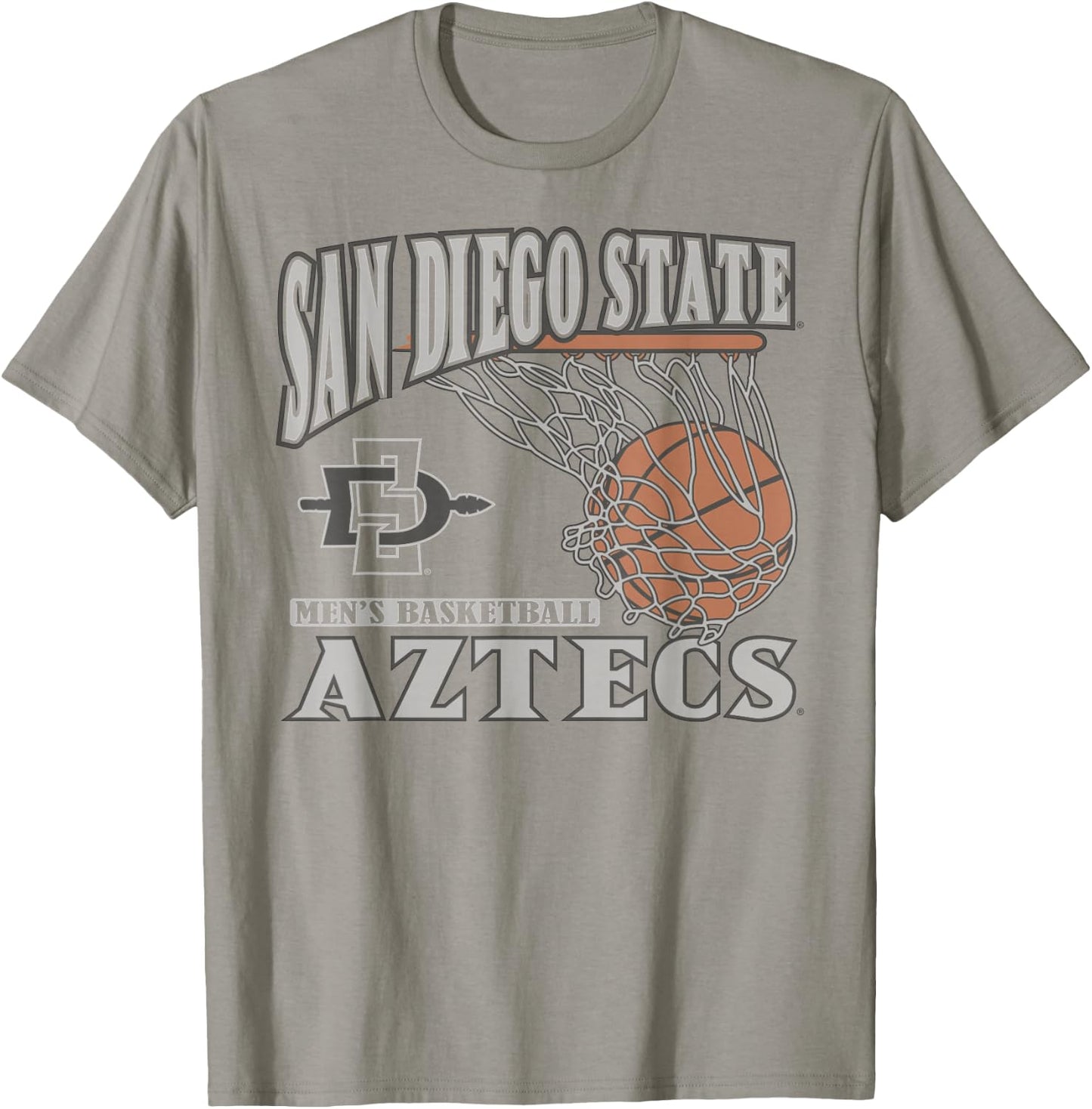 San Diego State Aztecs Men's Basketball Vintage Lift Red T-Shirt - T-Shirt | Sand