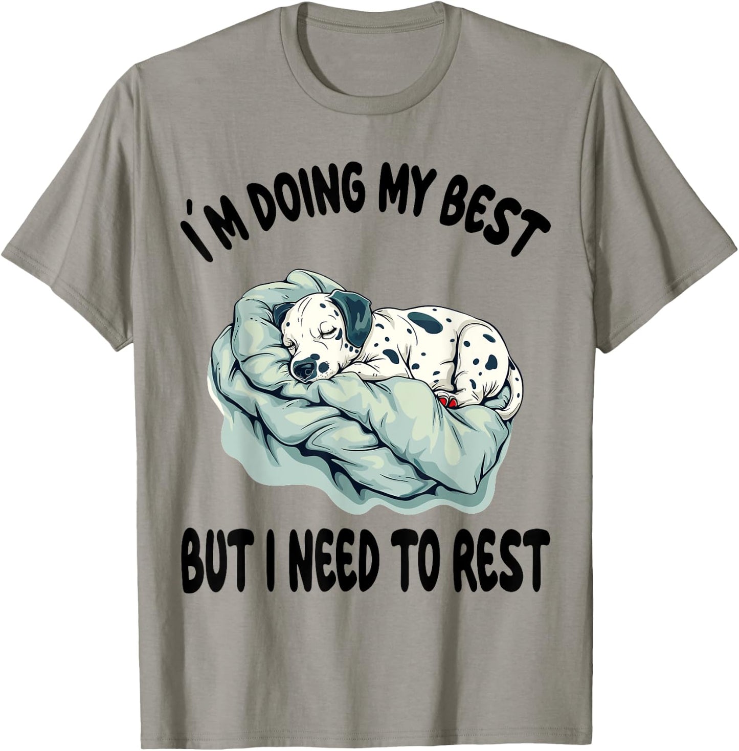 Dalmatian Official Sleepshirt Pajamas Nightgown T-Shirt - T-Shirt | Sand