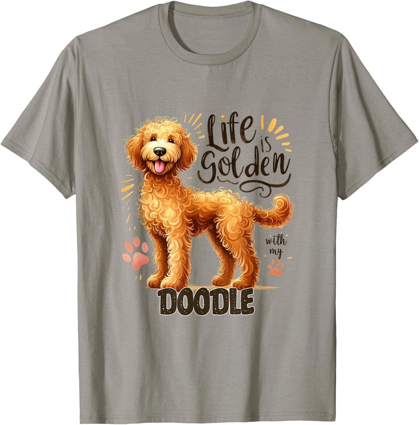 Labradoodle Bernedoodle Goldendoodle - Doodle Lover - Doodle T-Shirt - T-Shirt | Sand
