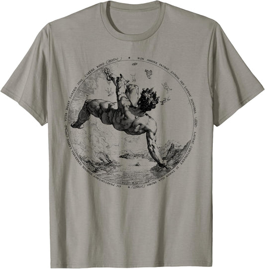 Phaeton - Icarus, Greek Mythology, Goth, Aesthetic T-Shirt - T-Shirt | Sand