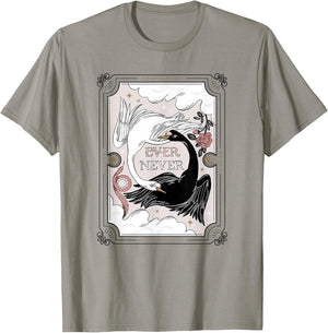 The School for Good and Evil Ever Never Black & White Geese T-Shirt - T-Shirt | Sand