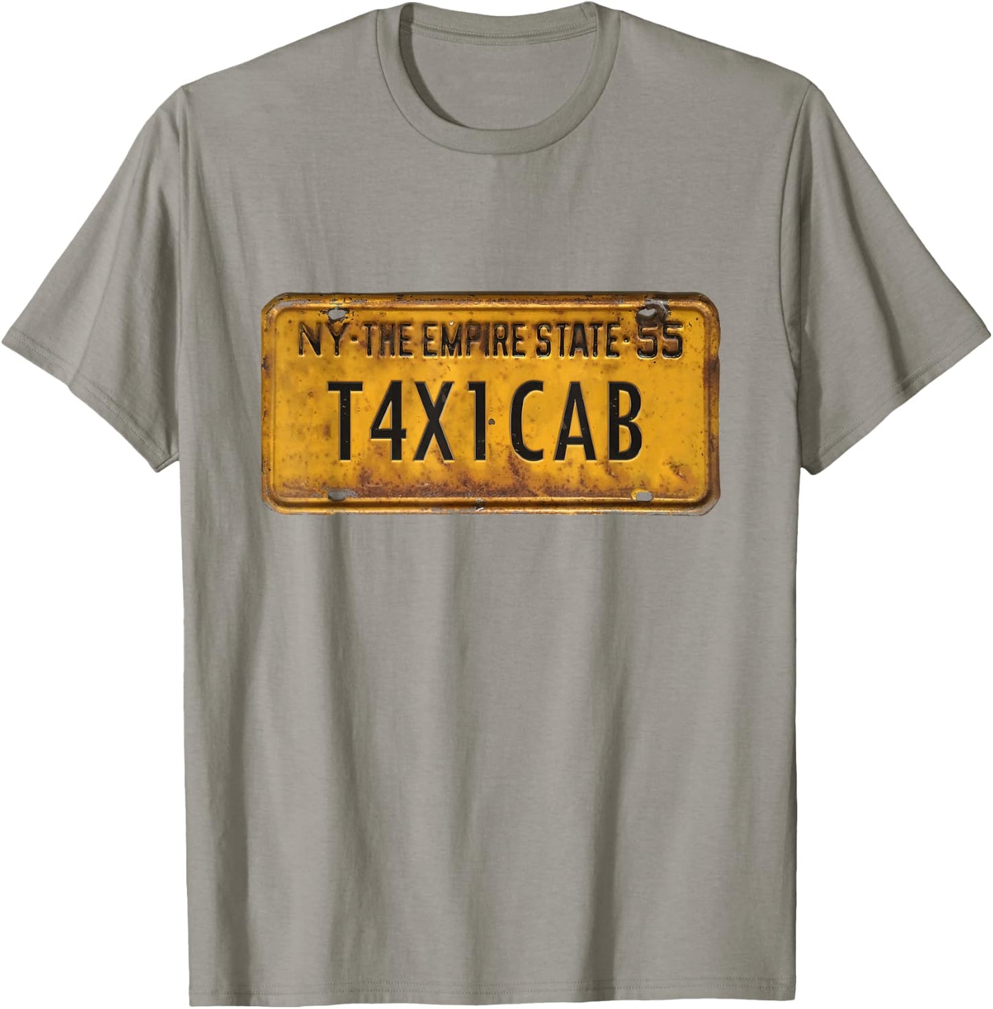 taxi cab License Number costume T-Shirt - T-Shirt | Sand