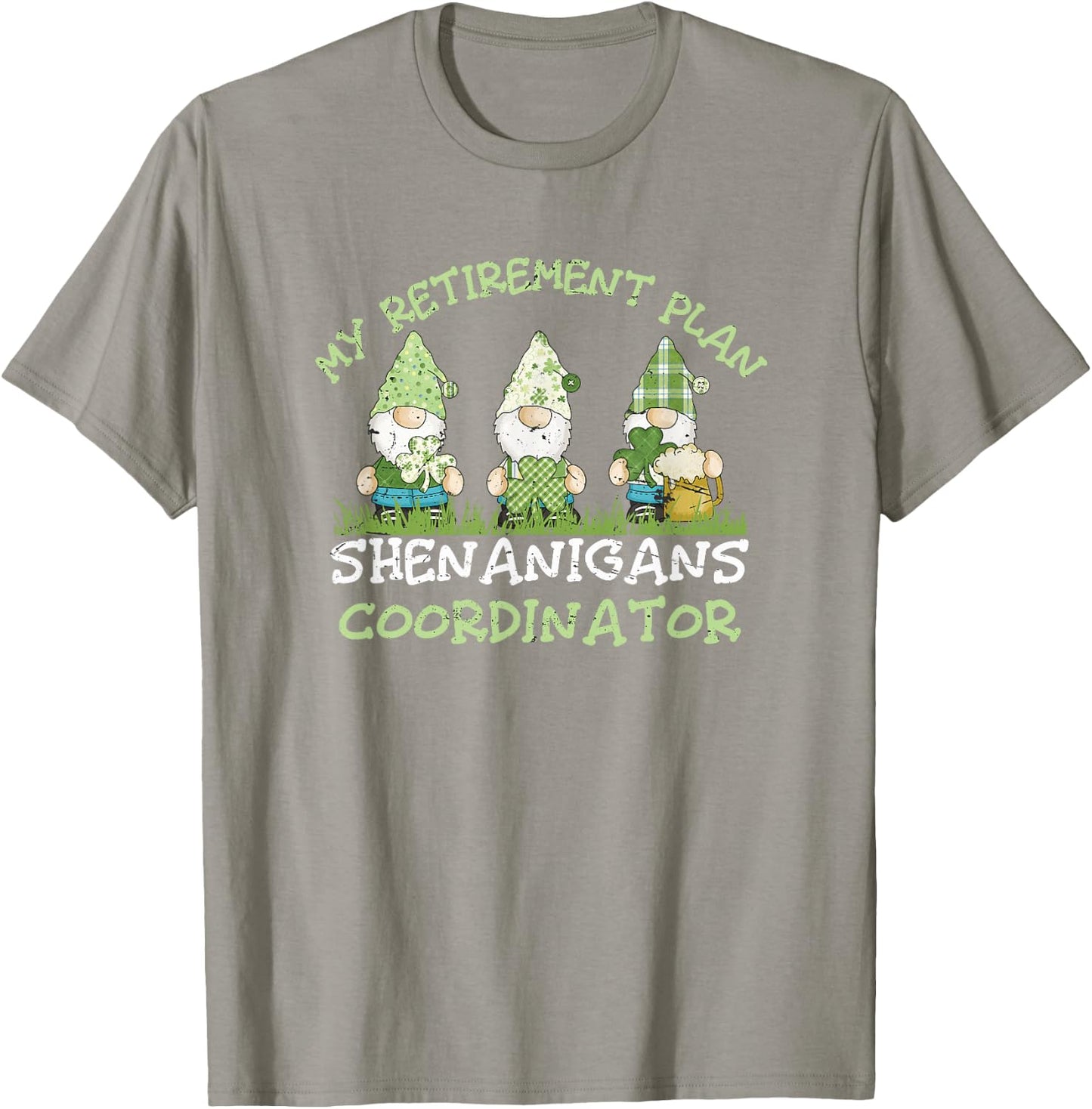 St Patrick's Day Retirement Irish Retiring Party St Paddys T-Shirt - T-Shirt | Sand