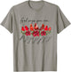 God Says You Are Women Christian Religious Cardinal Bird T-Shirt - T-Shirt | Sand
