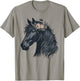 Friesian Horse Lover Majestic Friesian Horse Riding T-Shirt - T-Shirt | Sand