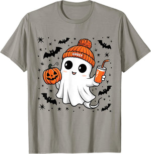 Cute Ghost Halloween Costume Toddler Kids Boys Girls T-Shirt - T-Shirt | Sand