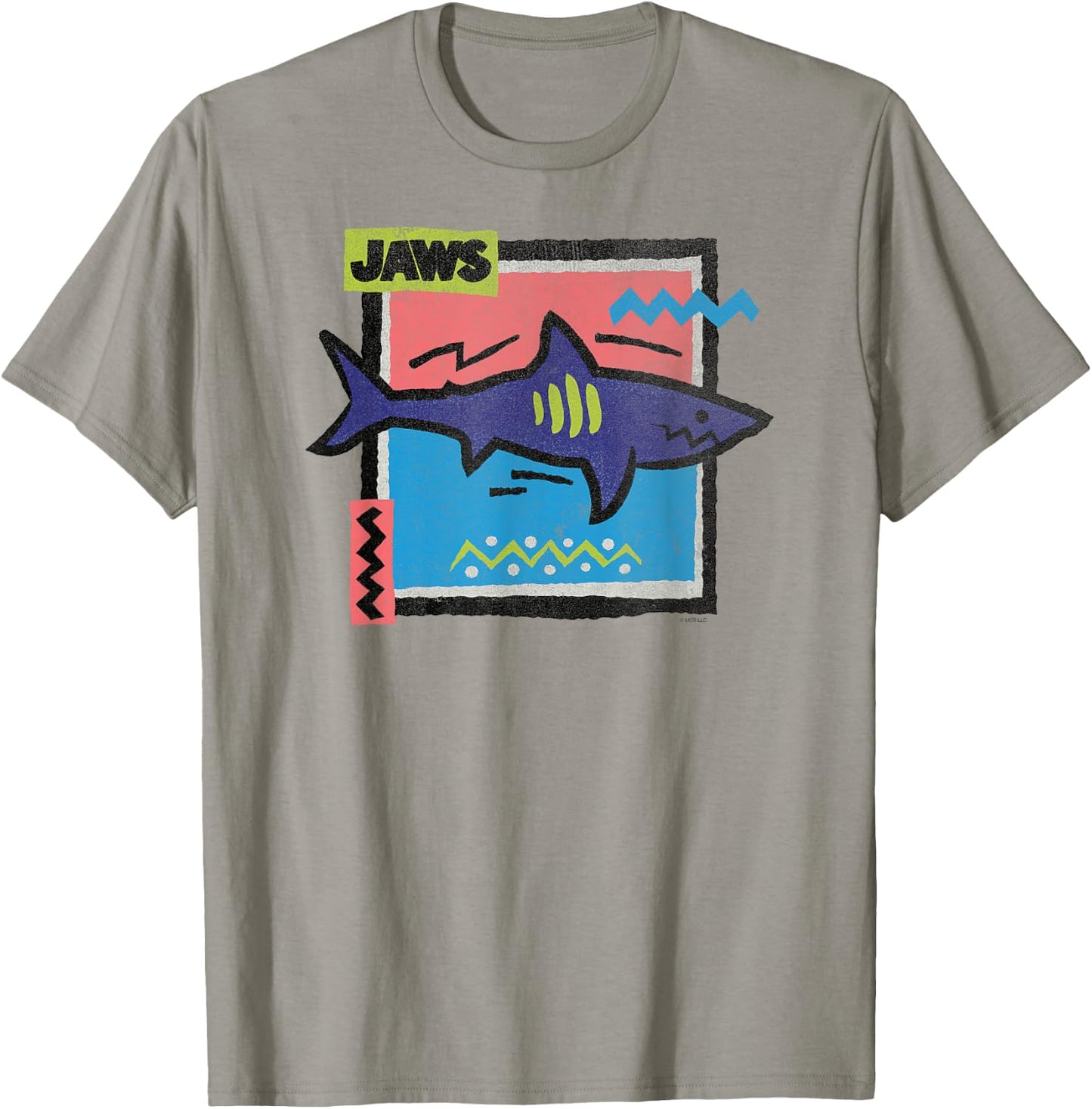 Jaws Neon Shark T-Shirt - T-Shirt | Sand