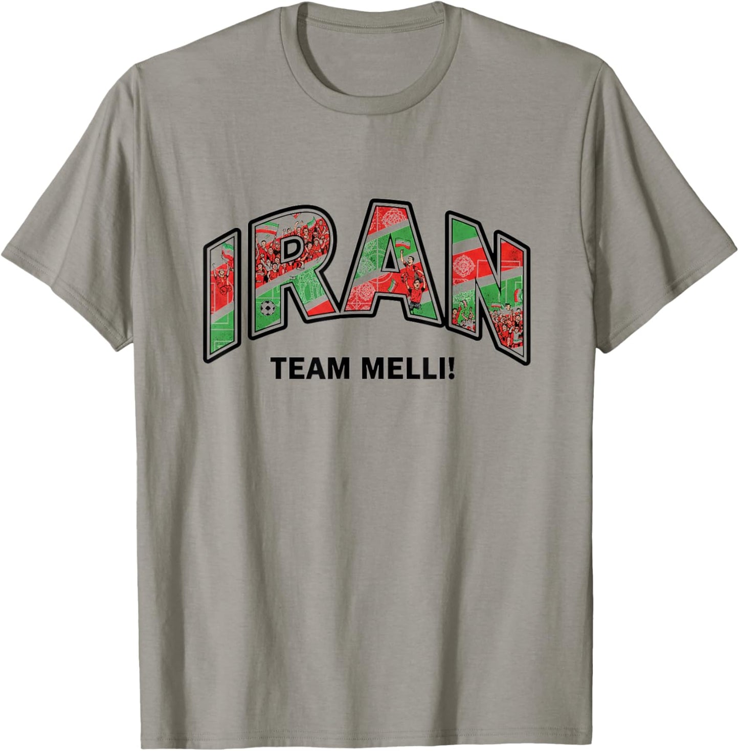 Soccer Fan Shirt 2026 Iran Team Melli Supporters T-Shirt - T-Shirt | Sand