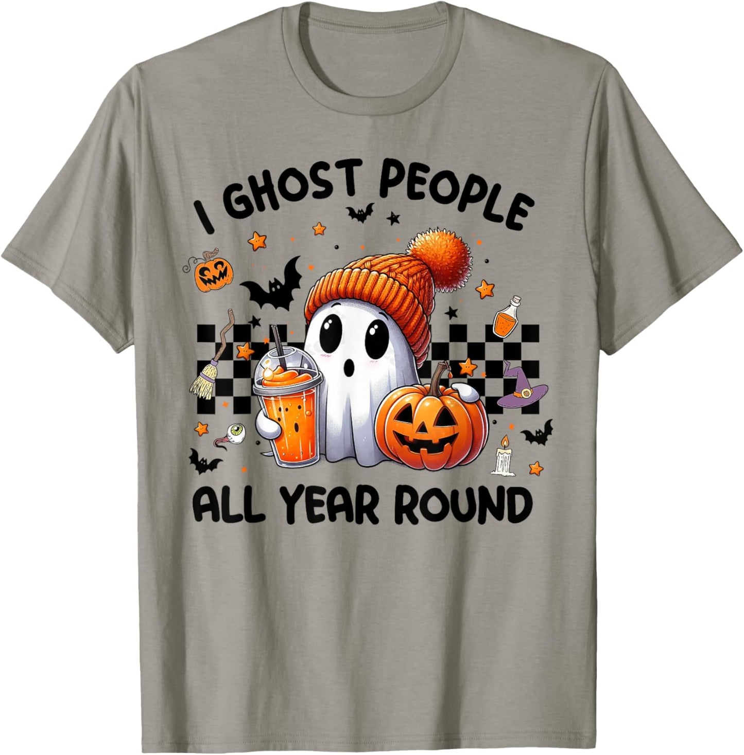 I Ghost People All Year Round T-Shirt - T-Shirt | Sand