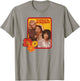 Jack & Janet & Chrissy Three's Company Retro Floral Graphic T-Shirt - T-Shirt | Sand