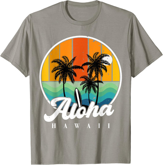 Palm Beach Hawaiian-Shirt Youth Teen Boy Girl Aloha Hawaii T-Shirt - T-Shirt | Sand
