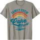 Family Crew Lake Squad Groovy Rainbow Vacation Lake Trip T-Shirt - T-Shirt | Sand