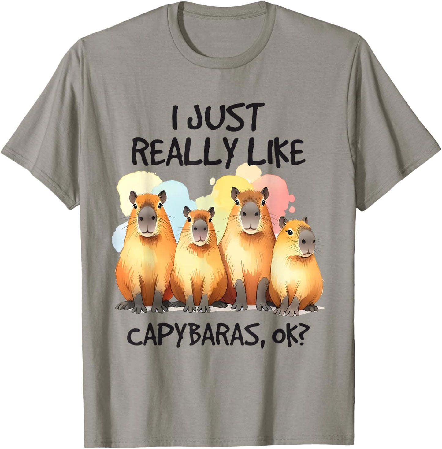 Funny Capybara T-Shirt - T-Shirt | Sand