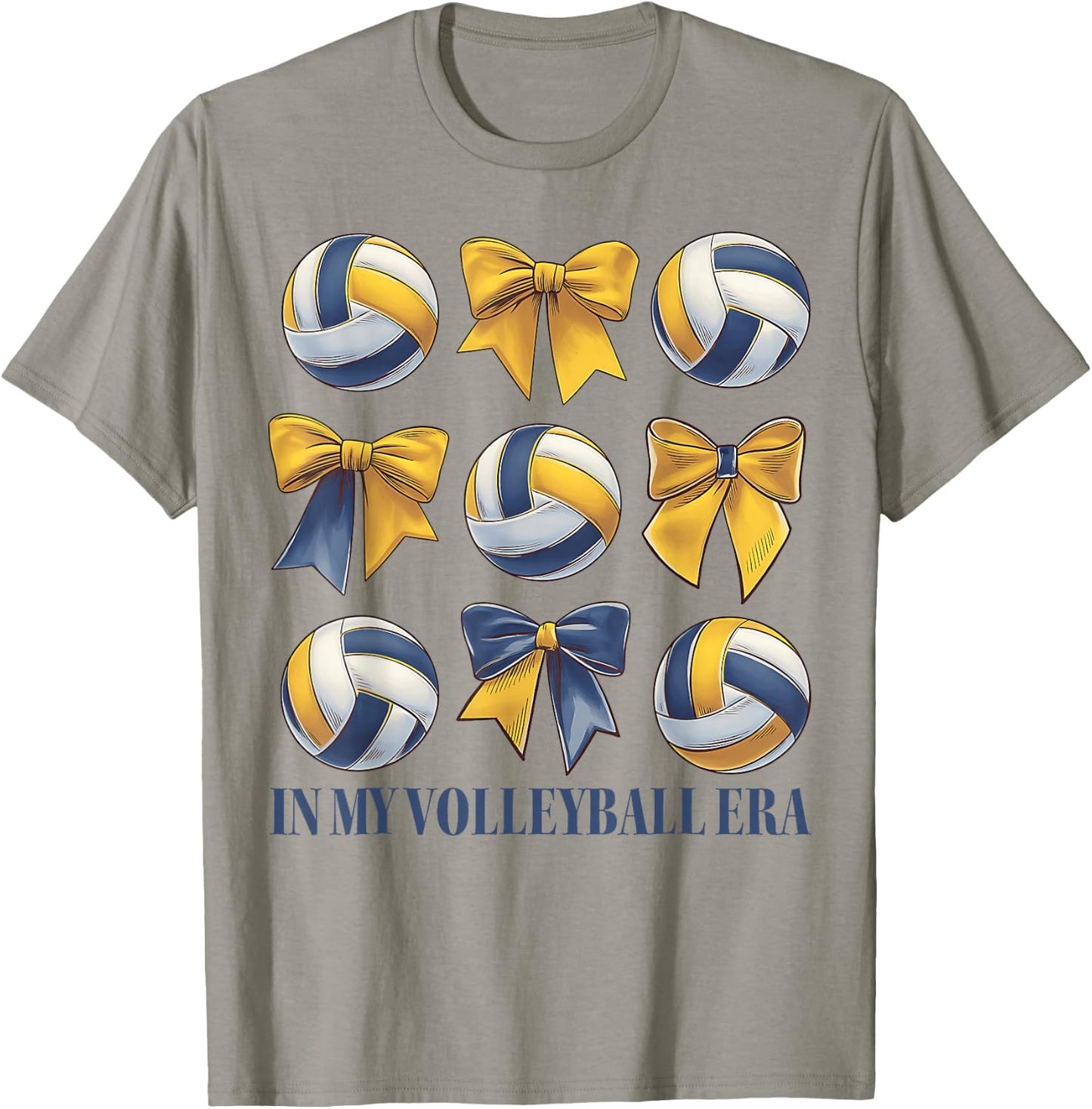 In My Volleyball Era Coquette Bow Volleyball Season Women T-Shirt - T-Shirt | Sand