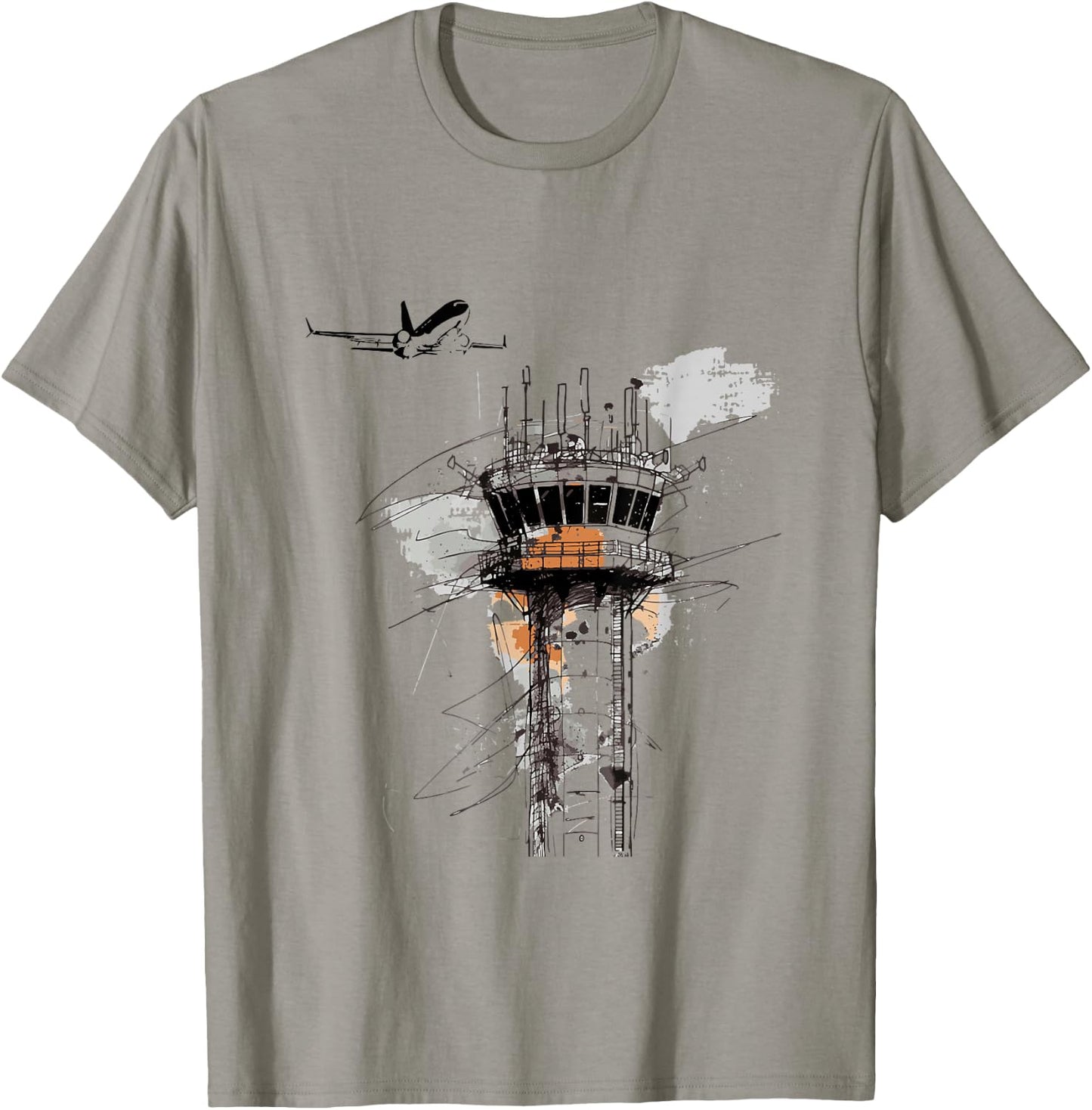 Vintage Air Traffic Controller T-Shirt - T-Shirt | Sand