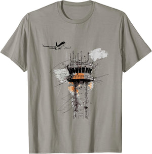 Vintage Air Traffic Controller T-Shirt - T-Shirt | Sand