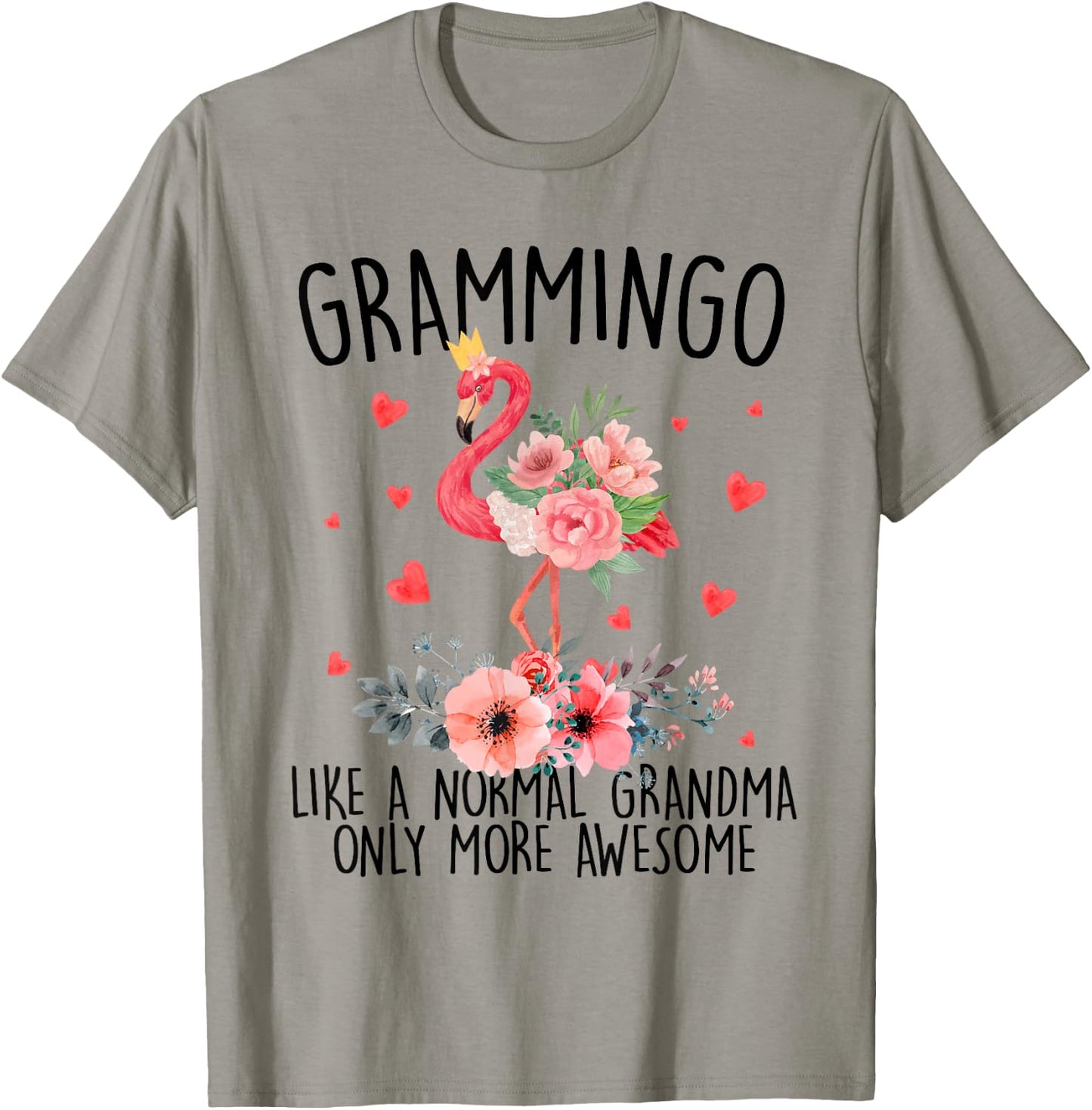 Grammy Grammingo Like A Normal Grandma Only More Awesome T-Shirt - T-Shirt | Sand