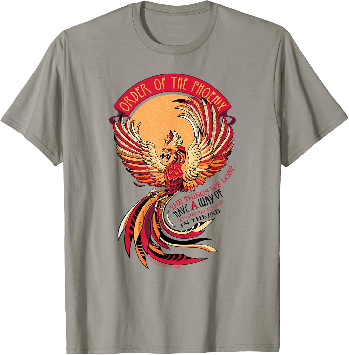 Harry Potter Mosaic Order of The Phoenix Small T-Shirt - T-Shirt | Sand