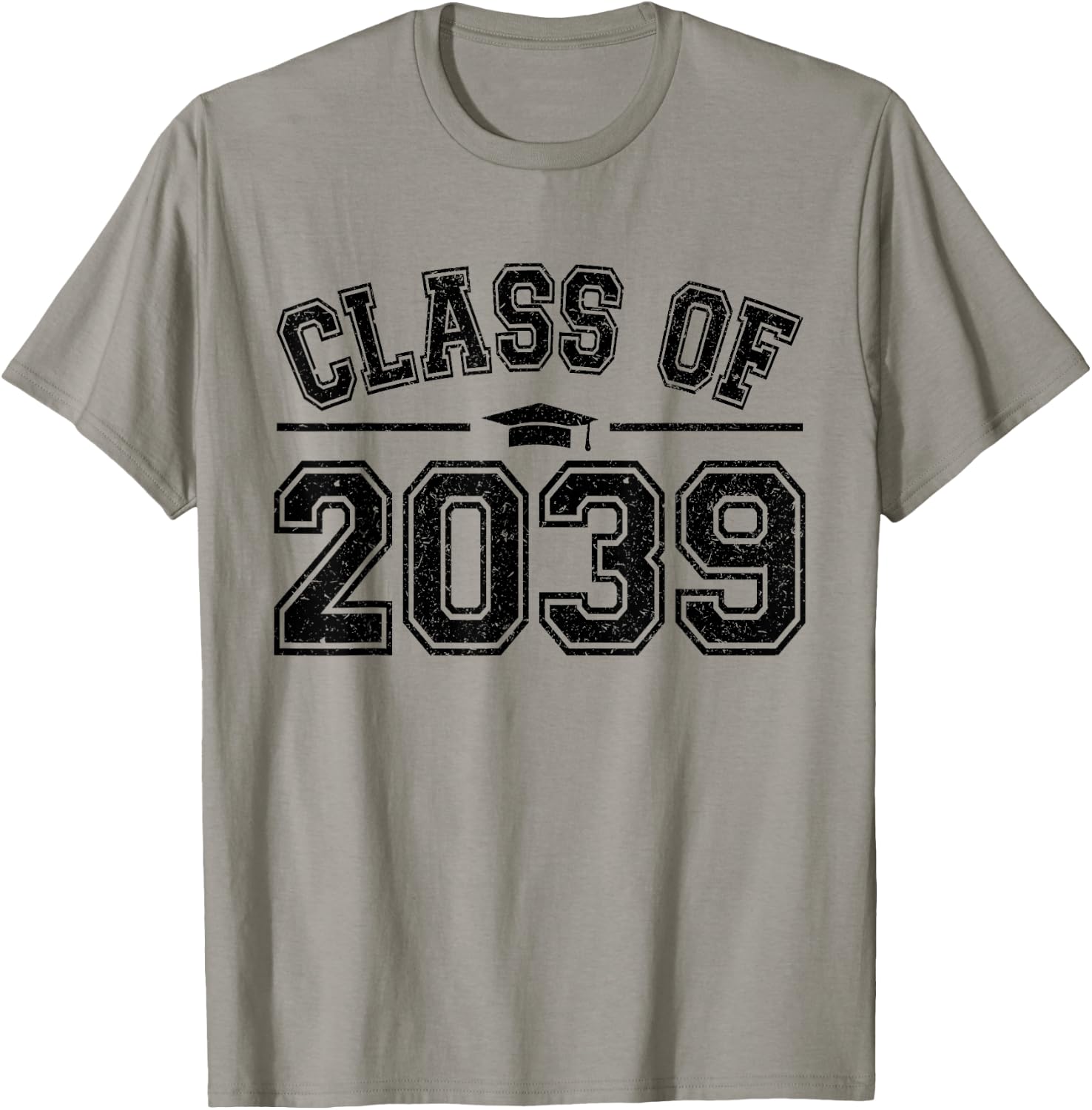 Preschool Class of 2039 Grow With Me Graduation 2039 Vintage T-Shirt - T-Shirt | Sand