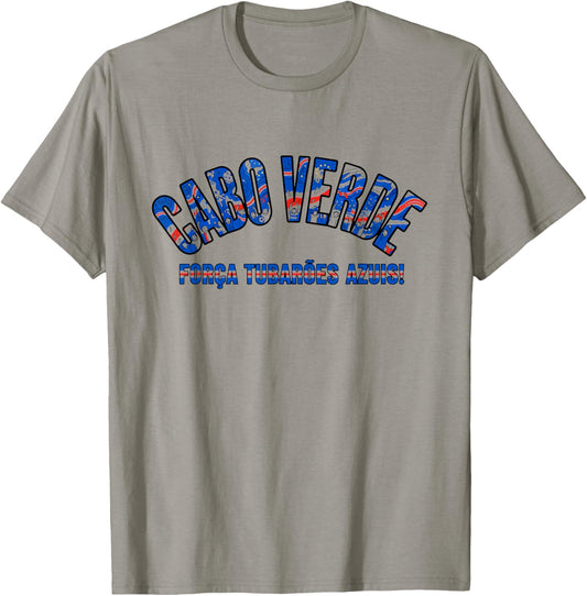 Maillot de Supporter de Football 2026 Cabo Verde Forca Tubaroes Azuis T-Shirt - T-Shirt | Sand
