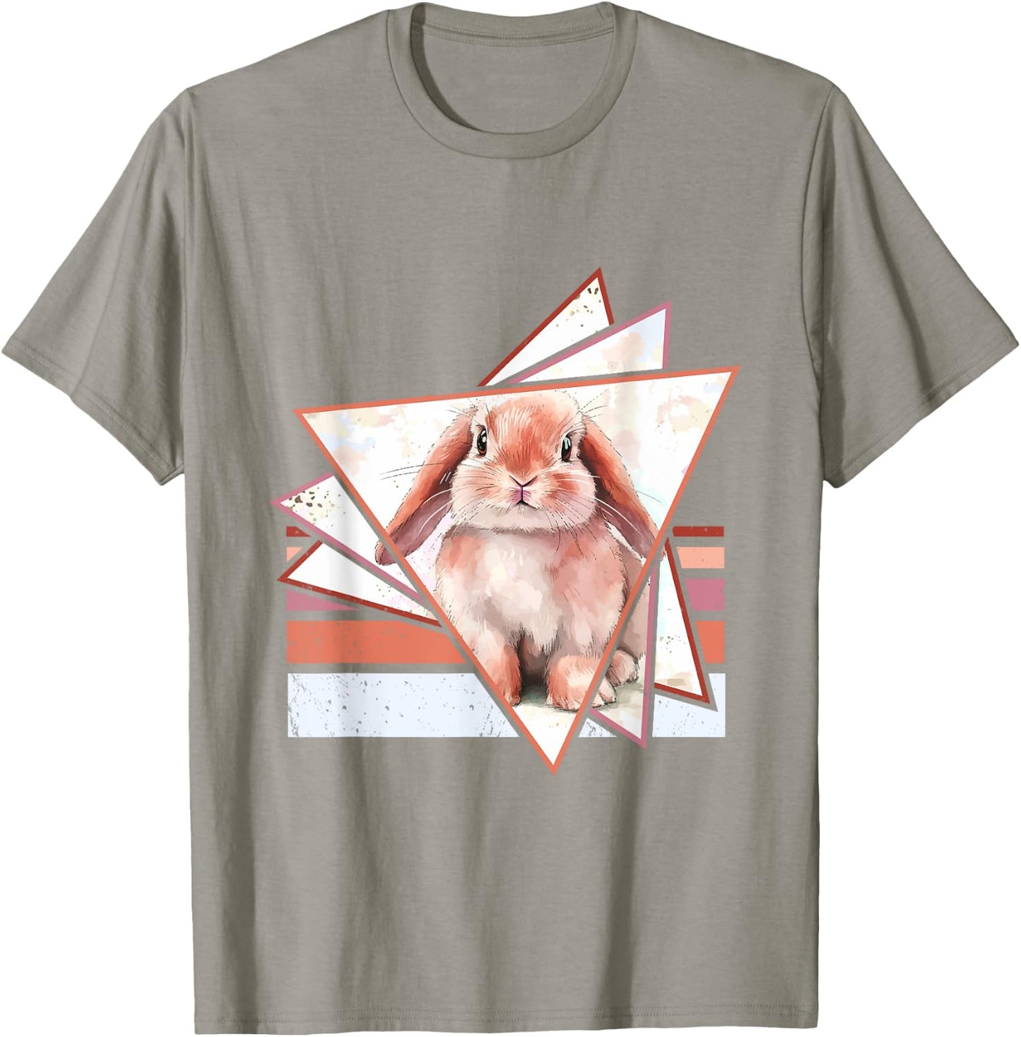 American Fuzzy Lop Bunny Holland Lop Rabbit Girl Holland Lop T-Shirt - T-Shirt | Sand