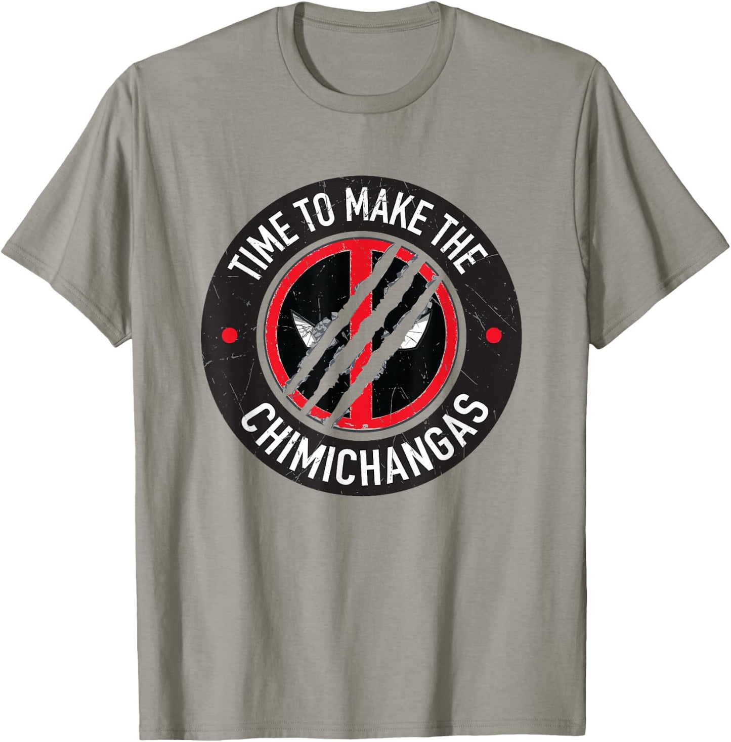 Marvel Deadpool & Wolverine Time To Make Chimichangas Logo T-Shirt - T-Shirt | Sand