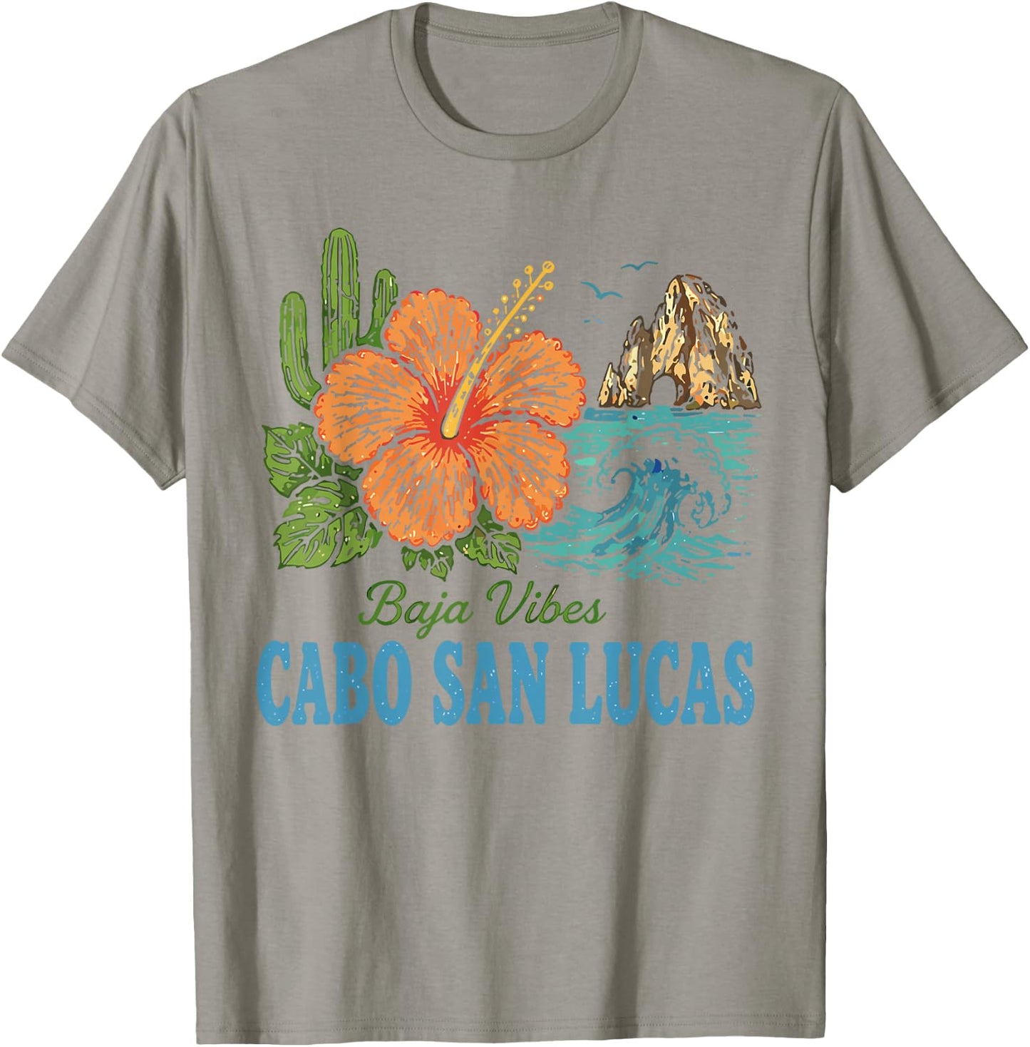 Cabo San Lucas Mexico Retro Vintage Beach Vacation T-Shirt - T-Shirt | Sand