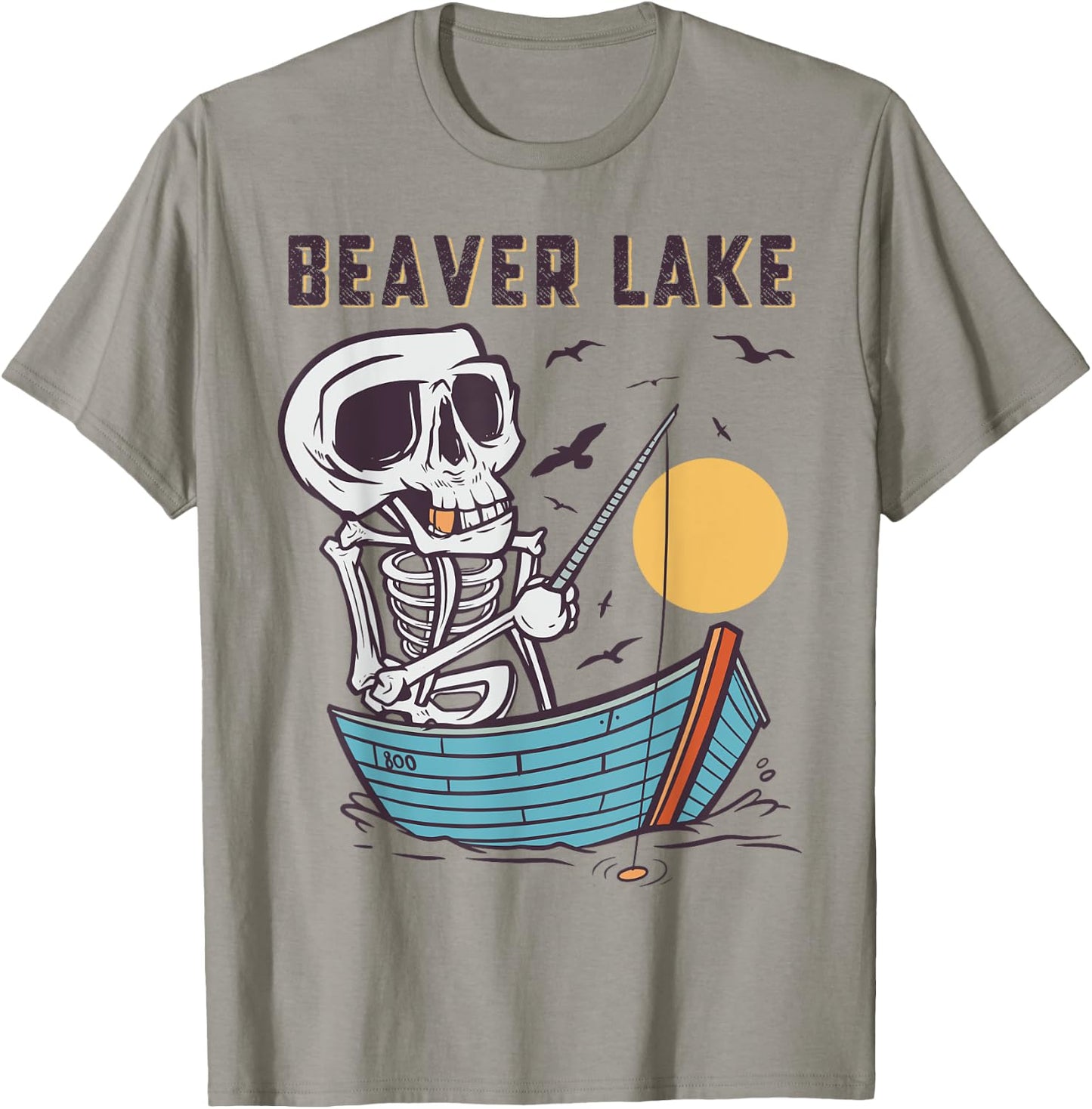 Beaver Lake Fishing, Beaver Lake T-Shirt - T-Shirt | Sand