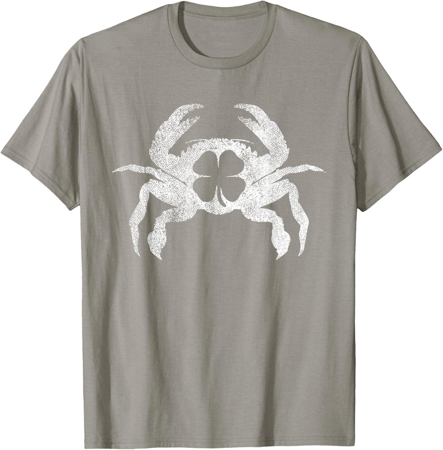 St. Patrick's Day Shamrock Crab Fisherman Irish Crabber T-Shirt - T-Shirt | Sand