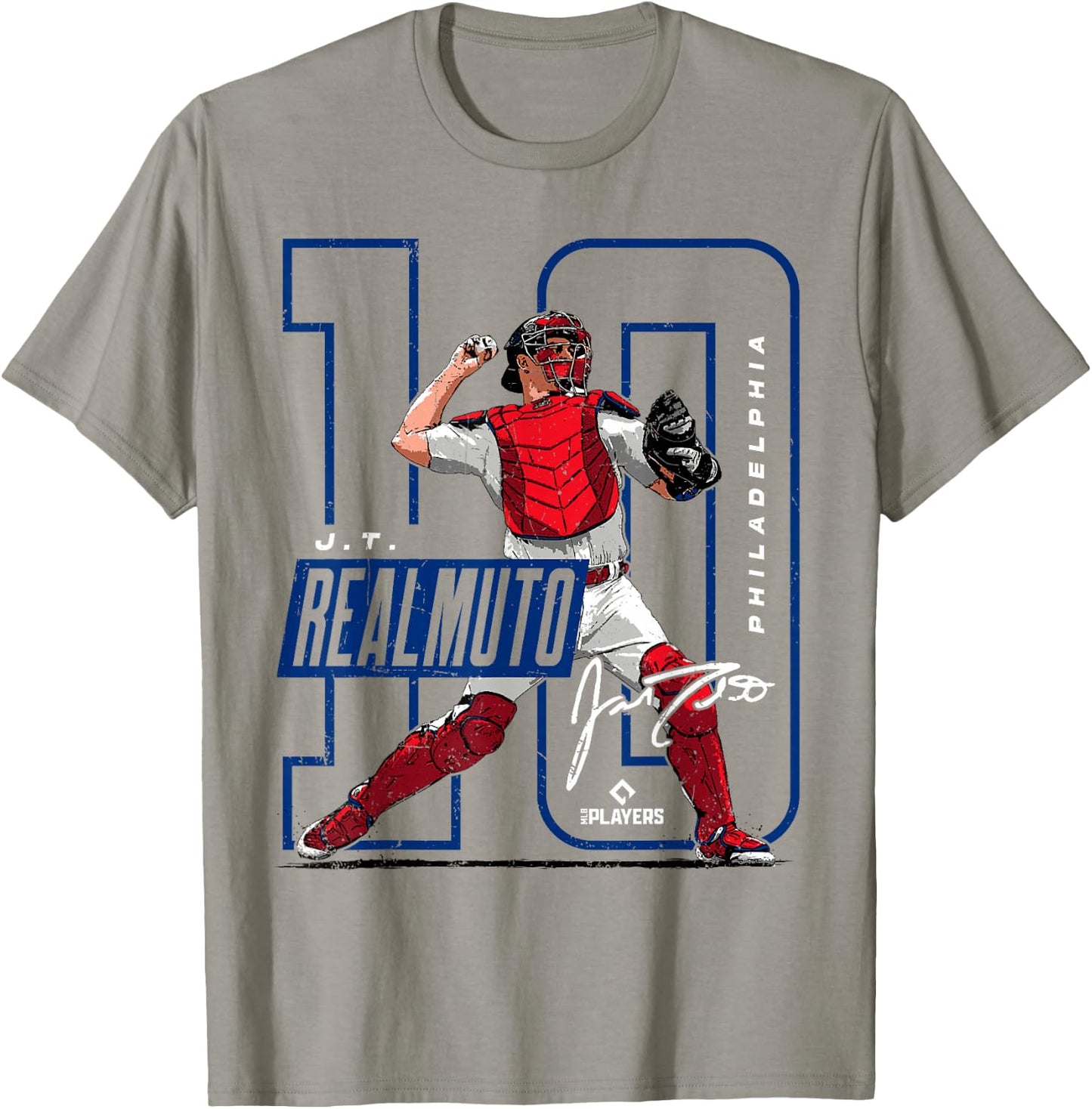 J.T. Realmuto | Philadelphia MLB Players League | MLBREA4013 T-Shirt - T-Shirt | Sand
