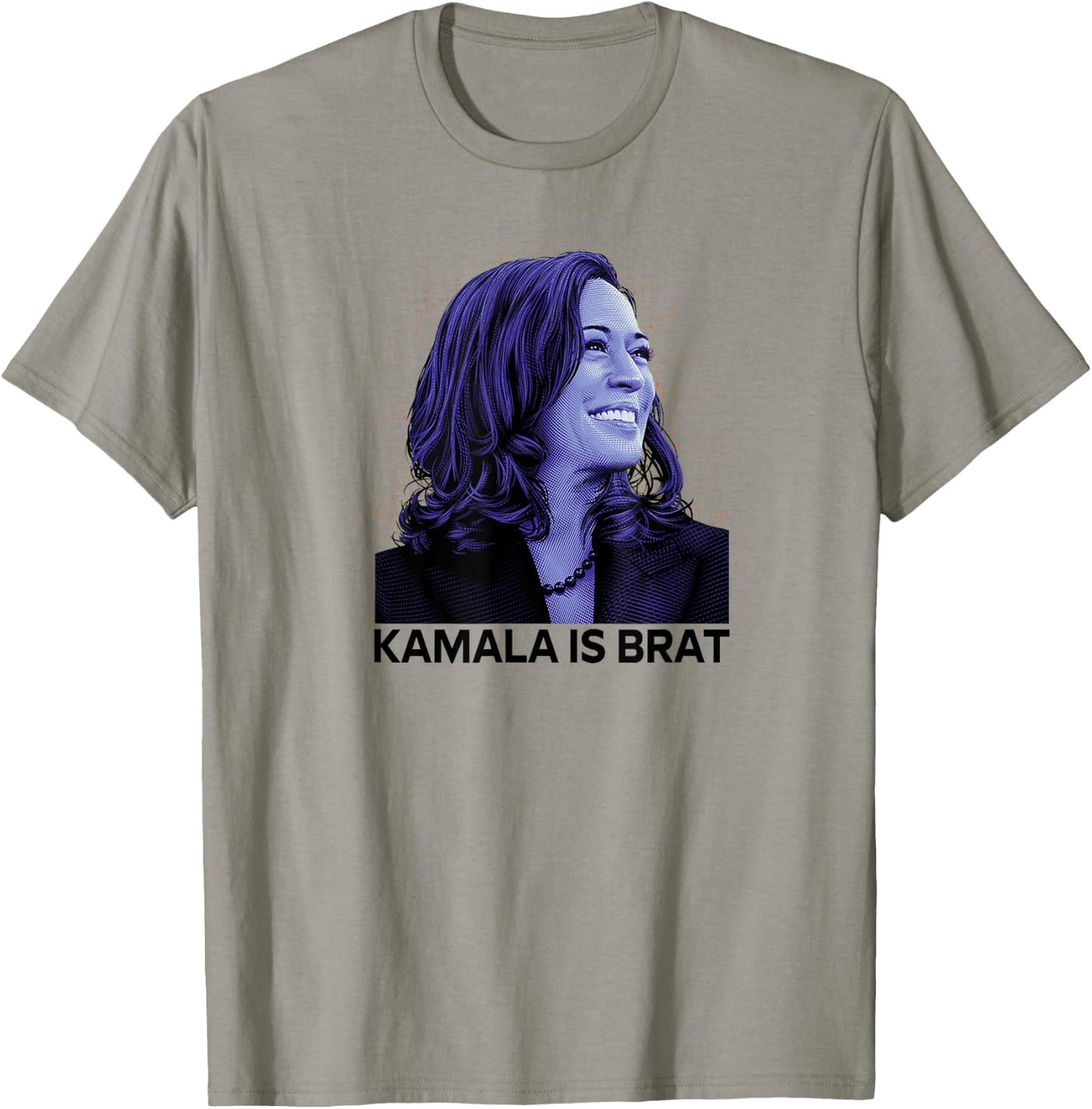 Kamala is Brat Funny Sarcastic T-Shirt - T-Shirt | Sand