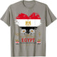 Egyptian Flag Outfit Idea For Kids Egyptian Heritage Themed T-Shirt - T-Shirt | Sand