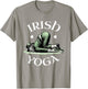 Irish Yoga Festive Green St. Paddy's Day Humor T-Shirt - T-Shirt | Sand
