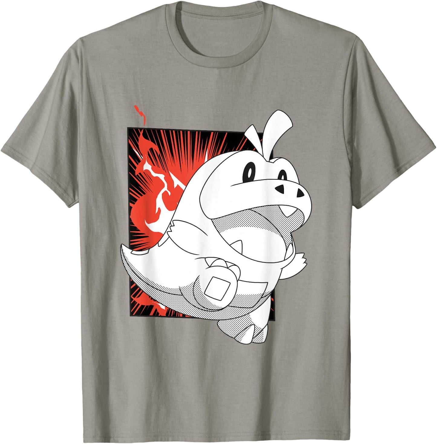 Pokémon Fuecoco Full Of Joy Fiery Shot Vintage T-Shirt - T-Shirt | Sand