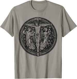 Devotion to Most Precious Blood of Jesus Christ Catholic T-Shirt - T-Shirt | Sand