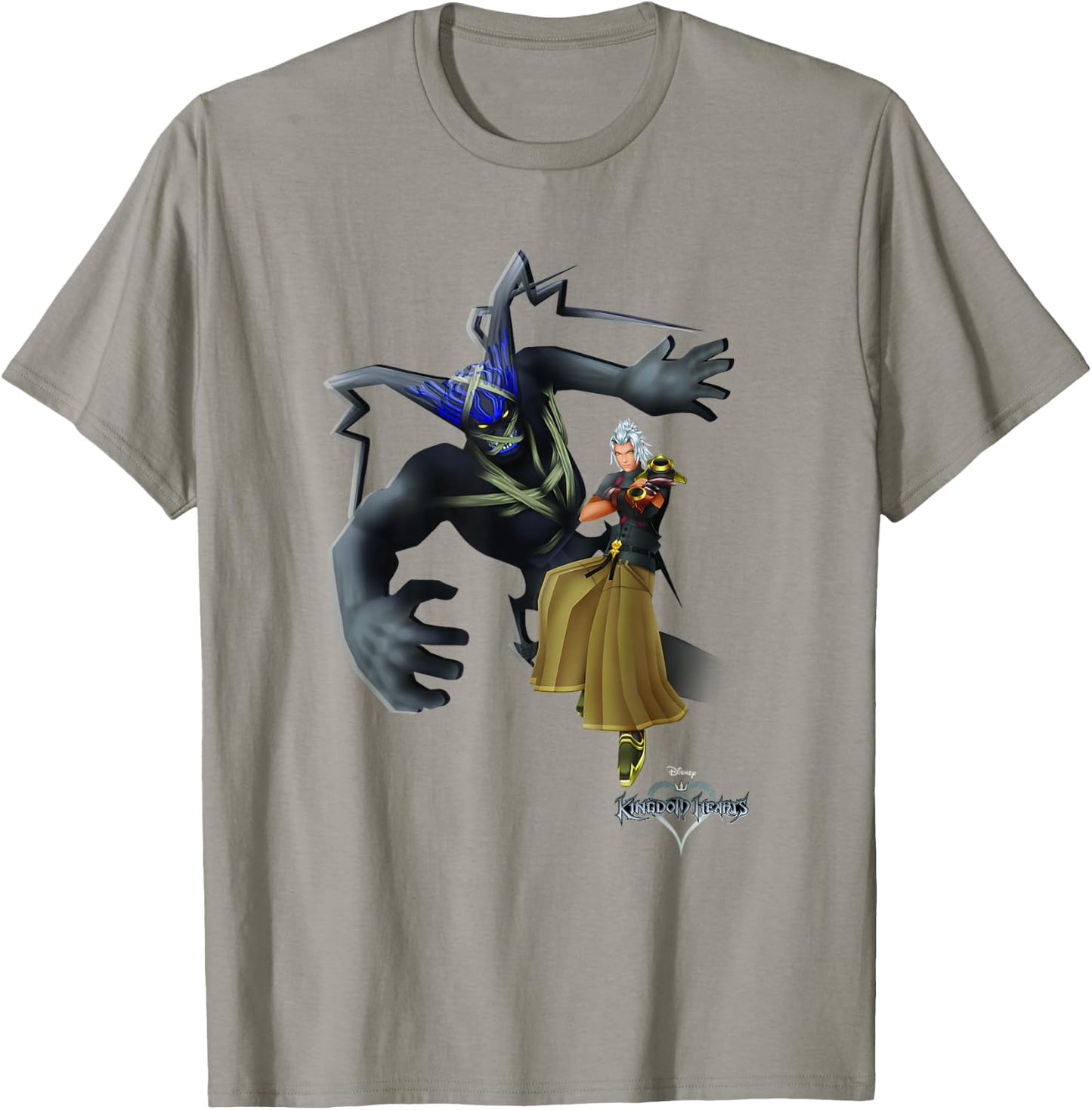 Disney Kingdom Hearts Xehanort Heartless Big Chest Portrait T-Shirt - T-Shirt | Sand