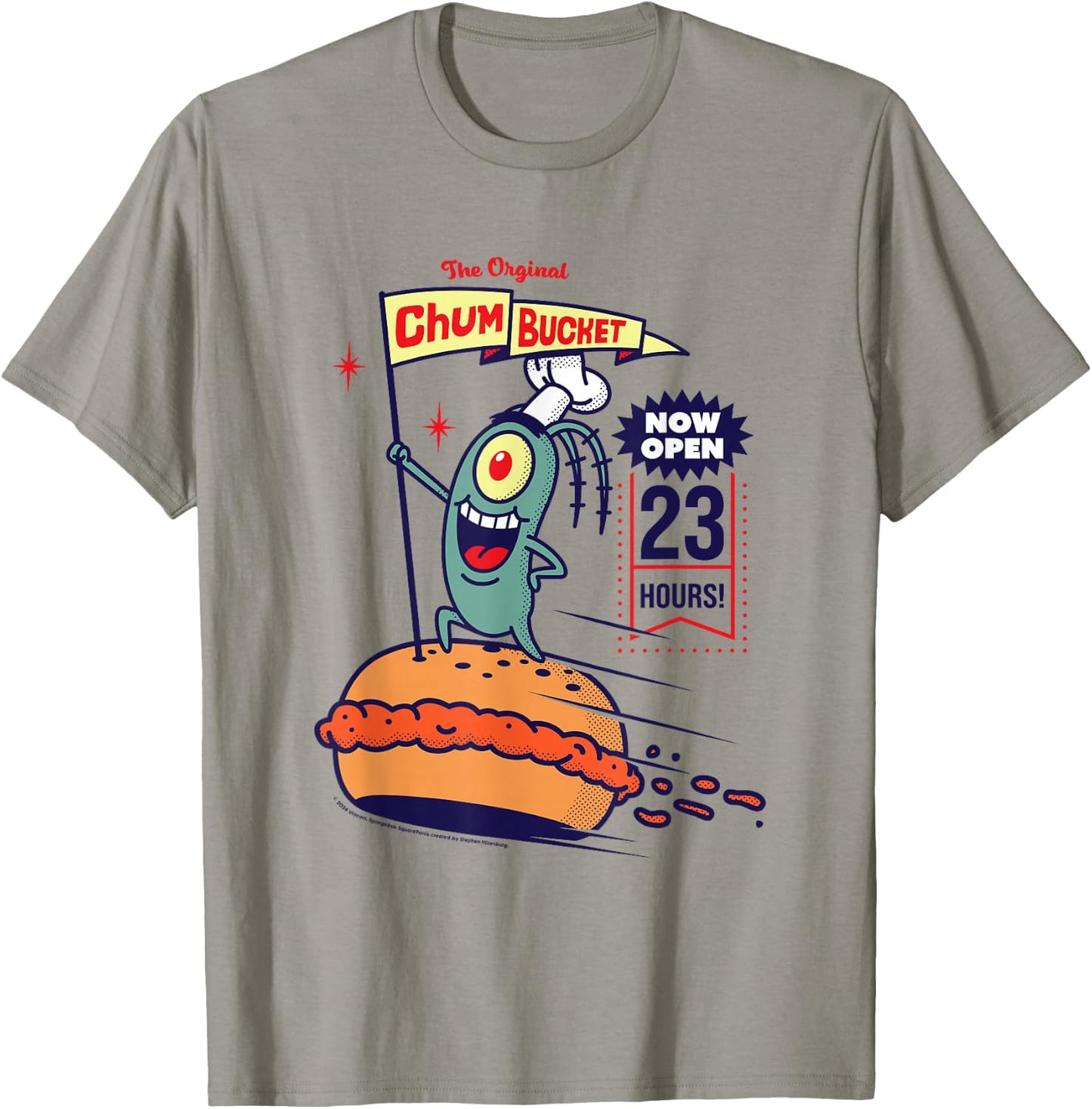Spongebob Squarepants The Original Chum Bucket T-Shirt - T-Shirt | Sand