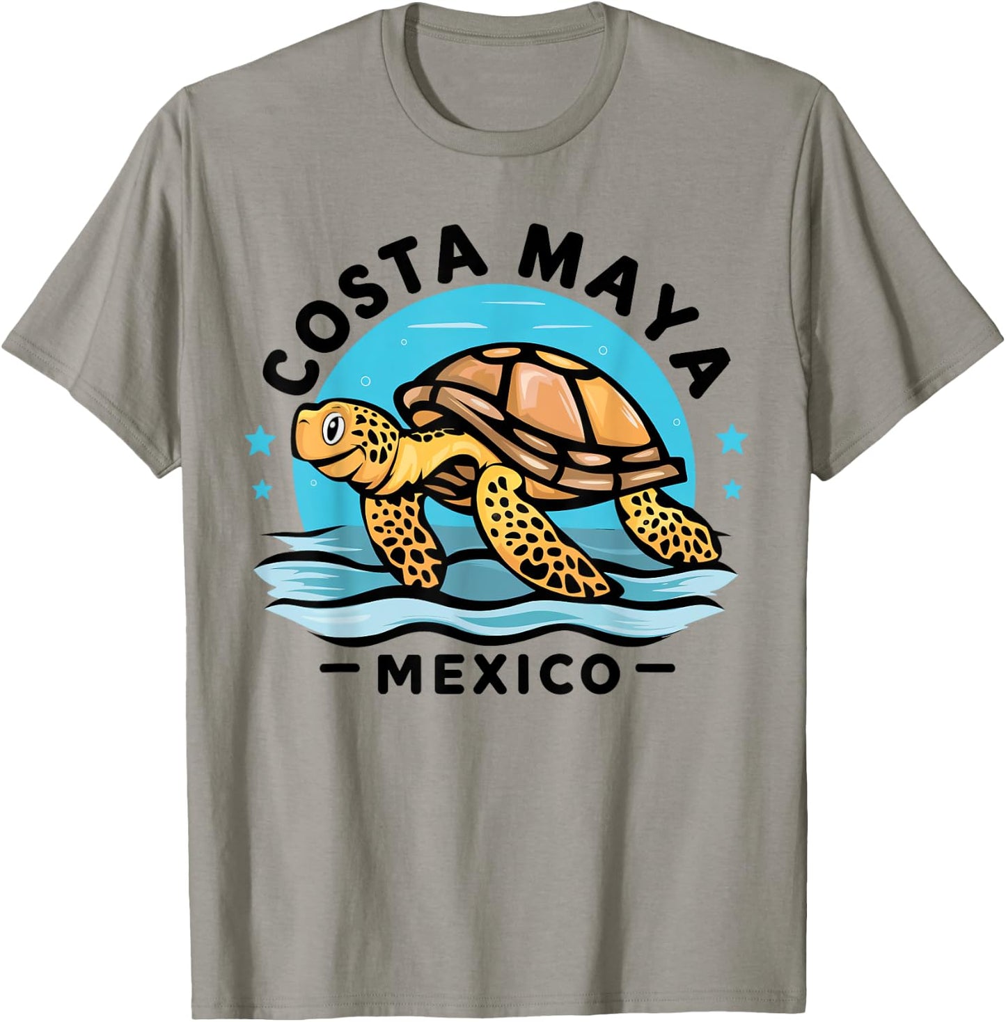Costa Maya Mexico Turtle Vacation Souvenir Beach Men Women Girls Kids T-Shirt - T-Shirt | Sand